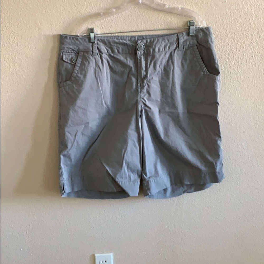 Gray Bermuda shorts
